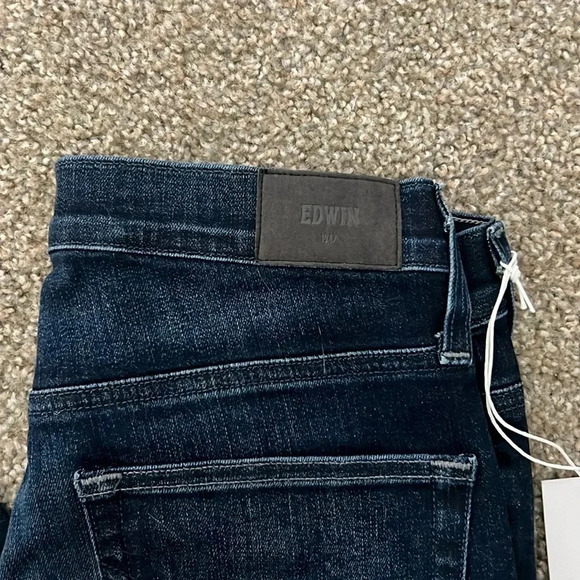 NWT Edwin Pixie 9” Mid Rise Skinny Jeans Color Legend Size 27 Anthropology - Picture 12 of 15
